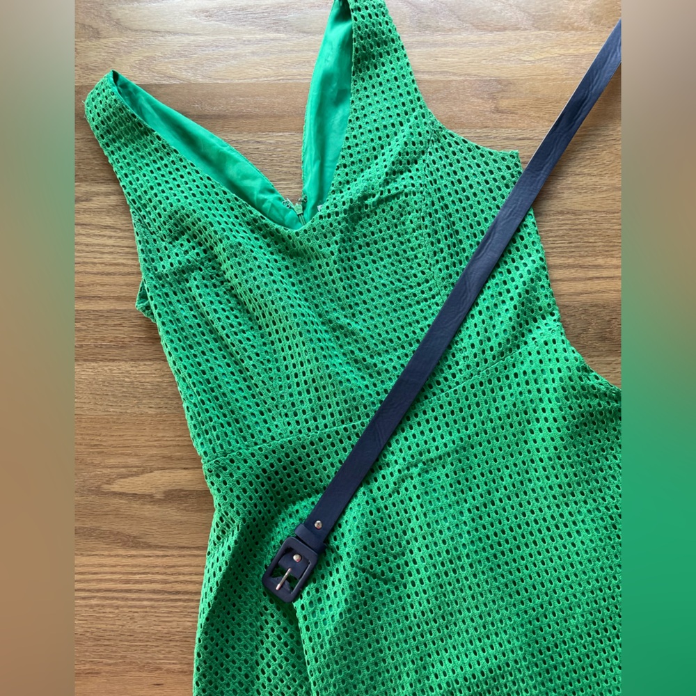 Green with envy; perfect spring & summer dress